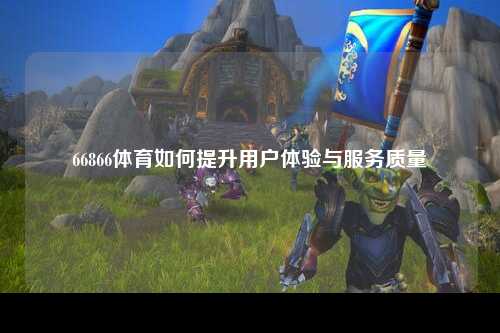 66866体育如何提升用户体验与服务质量