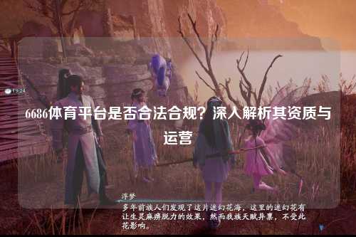 6686体育平台是否合法合规？深入解析其资质与运营