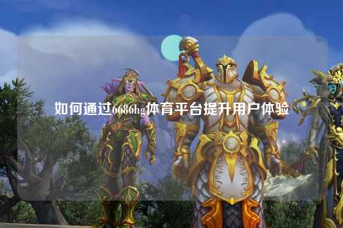 如何通过6686hg体育平台提升用户体验